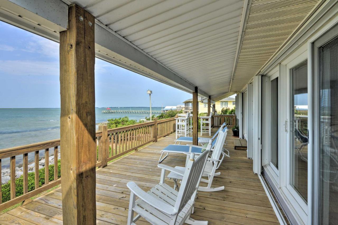 Waterfront Harkers Island Home Sunset View And Dock Eksteriør billede